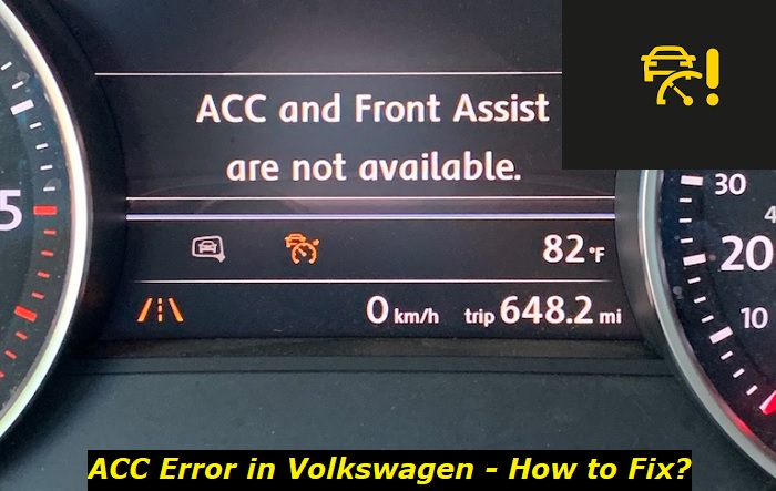 acc error in volkswagen